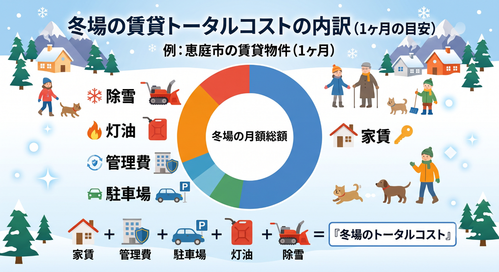 恵庭 賃貸 総額 内訳